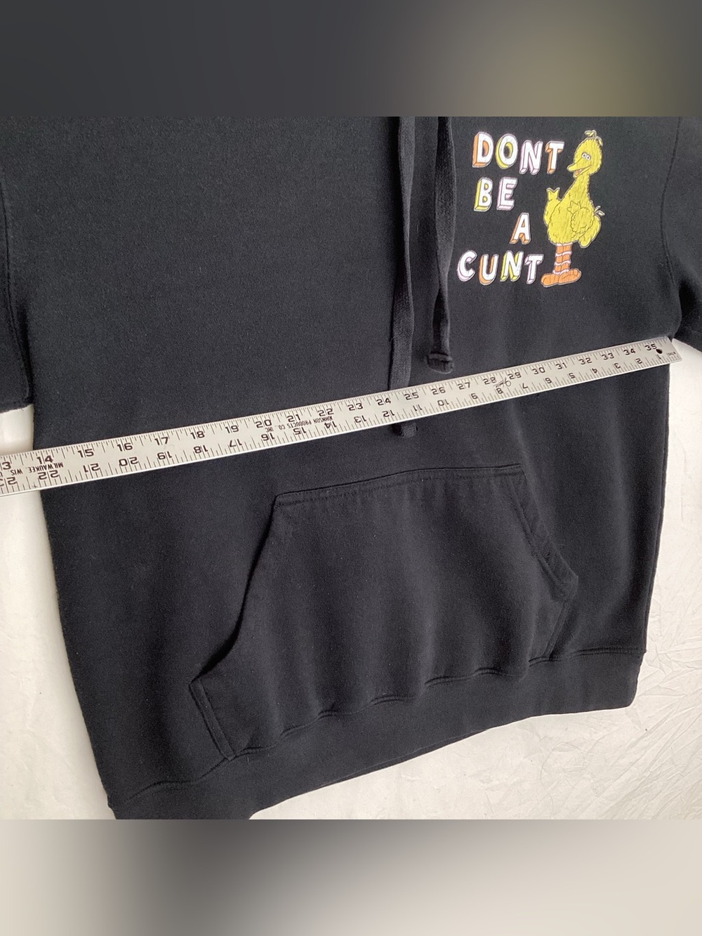 A-holeś live forever don’t be a €unt hoodie sweatshirt big bird - Picture 3 of 10